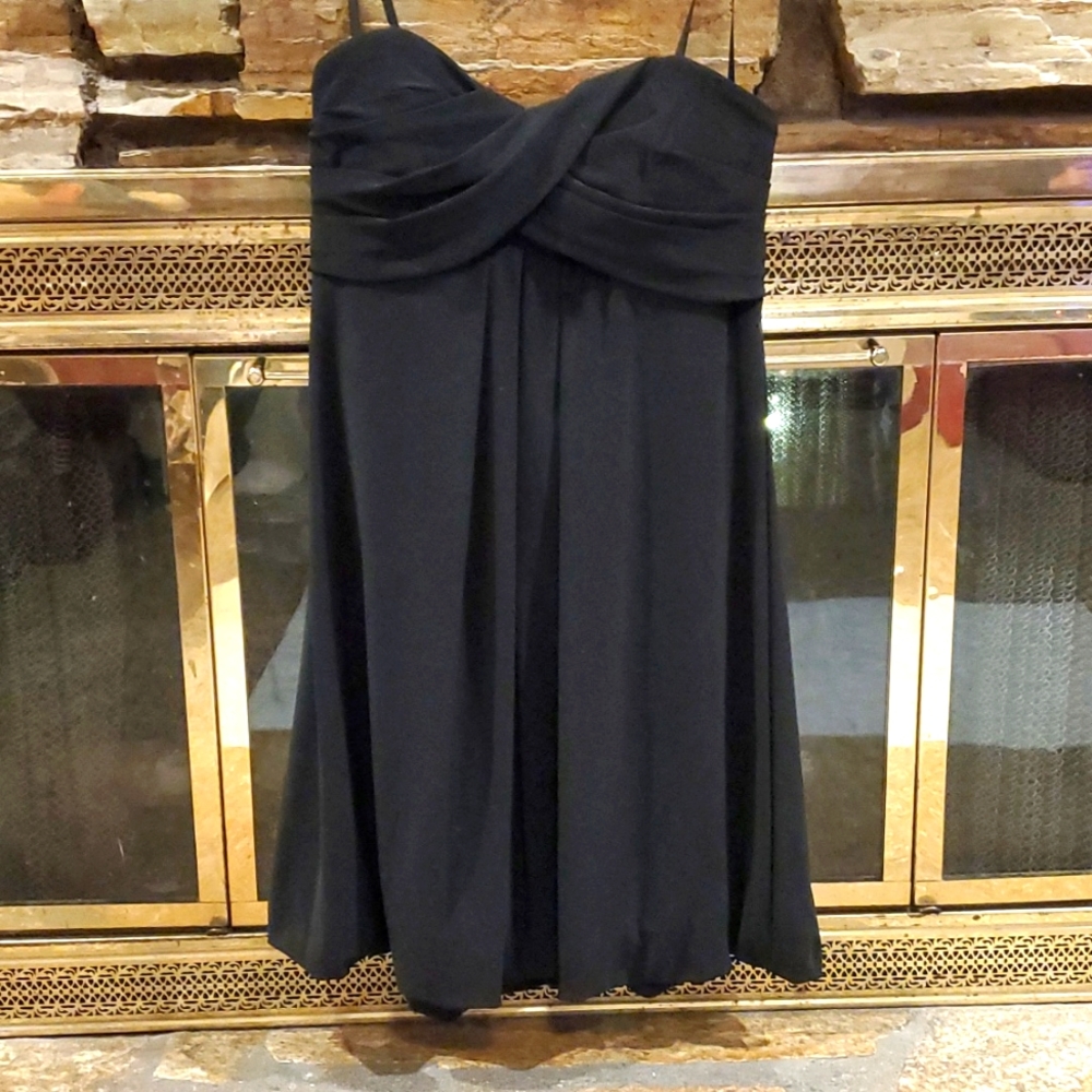 Little Black Dress Strapless Prom Dress Up Fancy sz 4P Christmas Holiday Party